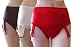 Crotchless Panty with Four Garters Junior and Plus Size