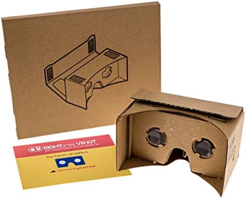EightOnes VR Kit V1.1 - The Complete Google Cardboard Kit with NFC (WITHOUT Head-strap) (Original Cardboard)