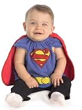 Rubie's Costume Co Superman Deluxe Bib, Superman Print, New Born
