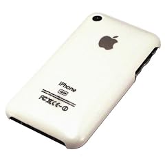 Hartschale "Klassiker" wei� f�r iPhone 3G / 3Gs. Folie / Etui / Schale / H�lle, einmalig gl�nzend, f�r Handys