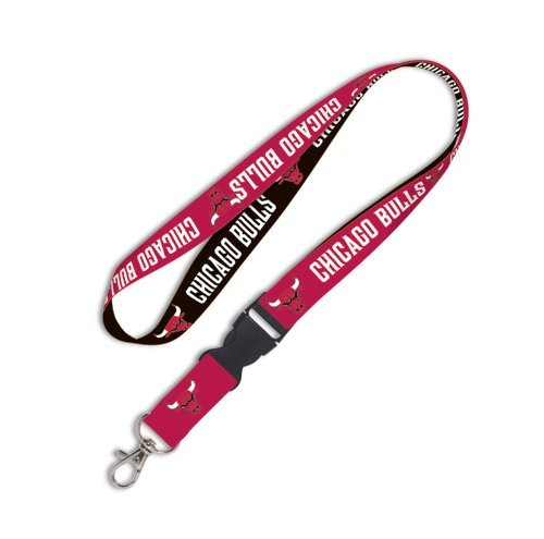 Chicago Bulls NBA National Basketball League Sports Team Detachable Lanyard with Key Ring