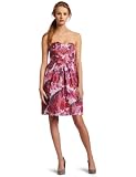 Suzi Chin Women's Strapless Floral Dress