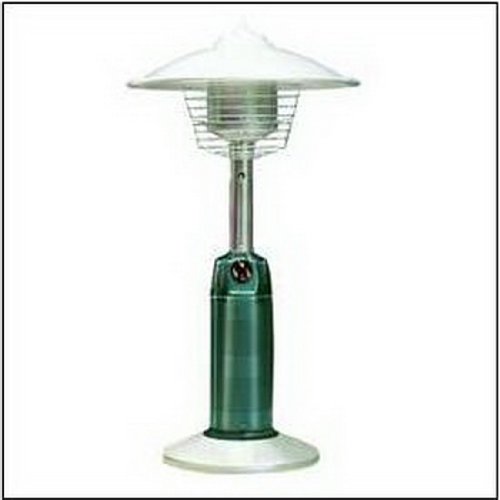Round Table Top Outdoor Patio Heater - Stainless and Hunter Green
