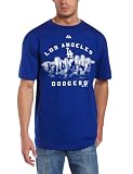 MLB Men's Los Angeles Dodgers Big City Dreams Short Sleeve Basic Tee (Deep Royal, X-Large)