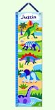 Dinosaurland Canvas Personalized Growth Chart by Olive Kids