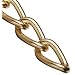 Campbell 0712017 Hobby and Craft Twist Chain, Brass Plated, #200 Trade, 0.079" Diameter, 12 lbs Load Capacity, 49 Feet Mini Reel