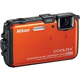 Coolpix AW100 Waterproof Digital Camera (Orange)