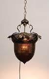 17W Greenbriar Oak Inverted Pendant