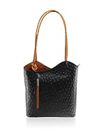 Roberta Rossi Bolso asa al hombro (Negro / Marrón)