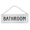 "Bathroom" Metal Sign