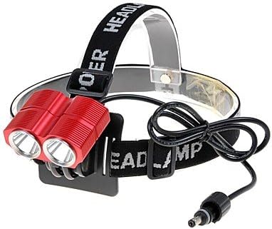 Lanmei KX-MT8 L2 4-Mode 2-LED 1200LM Chargeable Strong Light Bicycle Light - Red (4 x 18650)
