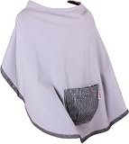 Minene Nursing Shawl (Grey and Black Check)
