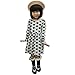 Jastore Little Kids Girls' Long Sleeve Cat Dotted Princess Dress Skirt Party