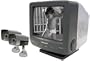 Wisecomm OW0702 7-Inch Black and White Observation System with 2 Indoor Night Vision Audio Capable Cameras - Large (Grey)