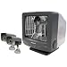 Wisecomm OW0702 7-Inch Black and White Observation System with 2 Indoor Night Vision Audio Capable Cameras - Large (Grey)