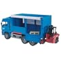 Bruder Toys Man Container Truck with forklift Attached