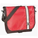DadGear Retro Stripe Sport Diaper Bag Messenger in Red