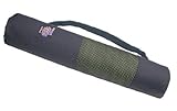 Lightweight Yoga Mat Bag fits Standard to Extra Thick Yoga Mats - Black