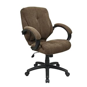 OSP Super Soft Herb Fabric Swivel Tilt Office Desk Chairs