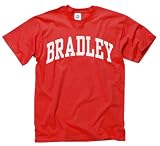 Bradley Braves Red Arch T-Shirt