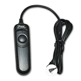 Pixel Pro Digtial & Film Camera Cable Shutter Remote with Locking for Canon EOS 60D 1000D 550d 500D 450D 400D 350D 300D Powershot Pentax Samsung Contax as RS-60E3