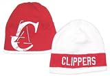 Los Angeles Clippers NBA Adidas Reversible White & Red Knit Beanie Hat