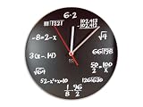 Zoom Produkt-Bild: Mathematiker Uhr mit Rechenaufgaben