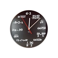 Mathematiker Uhr mit Rechenaufgaben