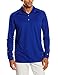 Nike Golf Mens UV Nike Victory L/S Polo Deep Royal Blue/White MD