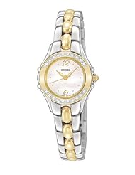 Seiko Womens SXGN16 Dress Diamond Two-Tone Watch