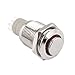 uxcell Angel Eye RED 12V stainless Steel Switch Latching Push Button 5 Pin