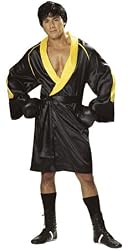 Licensed Rocky Balboa Costume Robe, Shorts, Sash & Gloves