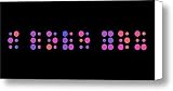 I Love You - Braille Canvas Print / Canvas Art - Artist Michael Tompsett