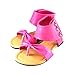 Girl's Cute Toe Strap Spring/Summer Sandals- Velcro & zipper style Easy Slip