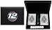 #12 Ryan Newman Playing Cards/Dice Gift Set - Black Finish by Bergamot