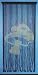 Wooden Beaded Door Curtain ~ Mushroom ~ Hand Painted ~ Fits Standard Door Way ~ Approx 31 Strands