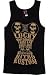 Lucky 13 Womens NITRO KUSTOM Boybeater Tank Top Shirt - Black