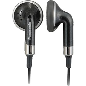 Panasonic RP-HV280 Portable Earbud Headphones with In-Cord Volume Control by Panasonic