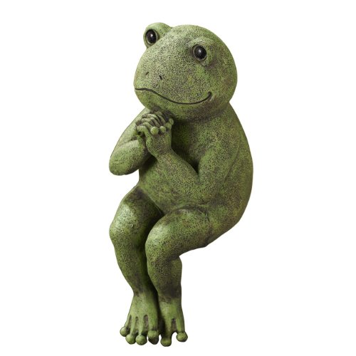 Grasslands Road Lilypad Lane Praying Frog Shelf Sitter