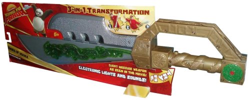 Childrens Toyshop  Toys : Dreamworks Kung Fu Panda 3-1 Transformation Giant Warrior Weapon - Sword of Heroes with Electronic Lights and Sounds