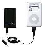 High Capacity Rechargeable External Battery Pocket Charger for the Apple iPod Photo (60GB) - uses Gomadic TipExchange Technology