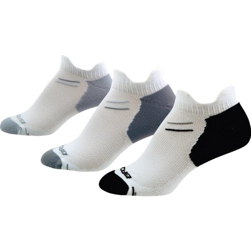 Brooks Versatile Double Tab 3 pack, Color: Carbon/Black/Silver, Size: XL Brooks Versatile Double Tab 3 pack, Color: Carbon/Black/Silver, Size: XL
