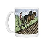 Sulky plow, 1800s Photo Mugs
