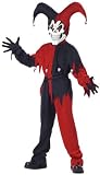 California Costume Evil Jester for Children