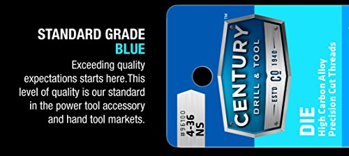 Century Drill & Tool, 98215, 3/4-10 NC, Hex Die, Precision Cut External Threads, High Carbon Alloy Steel