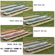 (Price/EA)SSG / BSN 5 Row 21' Powder Coated Pref. Bleachers