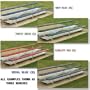 (Price/EA)SSG / BSN 5 Row 21' Powder Coated Pref. Bleachers - Blue