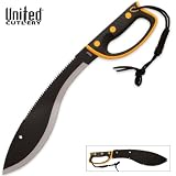 United Survival Sawback Kukri W/Sheath