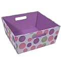 itso Fabric Bin - Multicolor Polka-Dot (M)