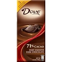Dove Dark Chocolate Candy (71% Cacao), 3.53-Ounce Packages (Pack of 12)